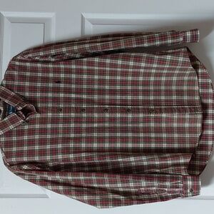 Ralph Lauren Red and Green Plaid Casual Shirt
